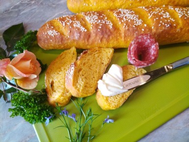 Как испечь ароматные тыквенные багеты, которые удивят всех