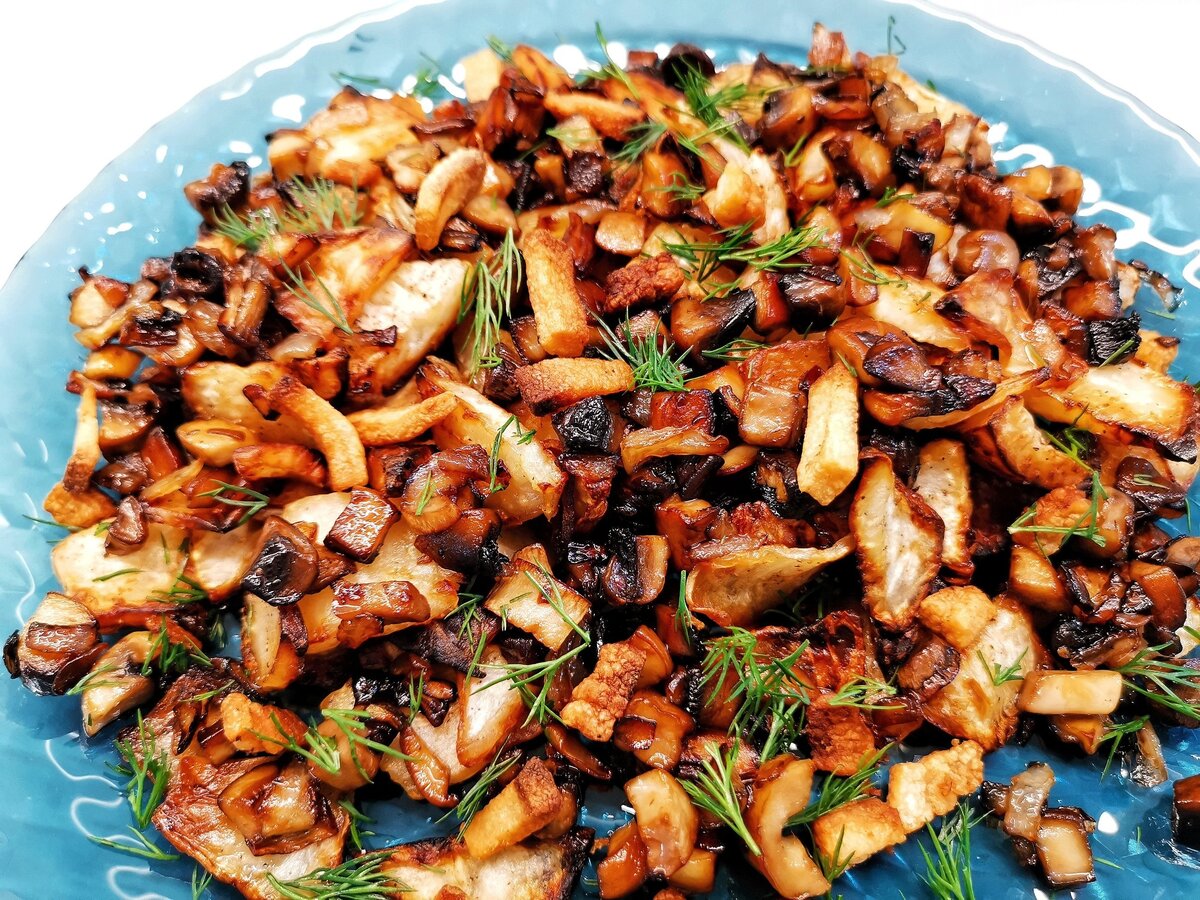 Кетогарнир: Как приготовить картофель с грибами на кетодиете