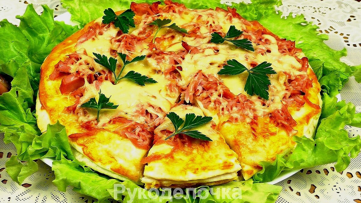 Пицца из лаваша: вкусное вдохновение