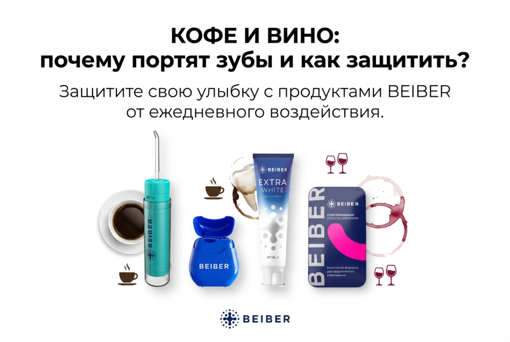 Кофе и вино: секреты защиты зубов от неприятностей