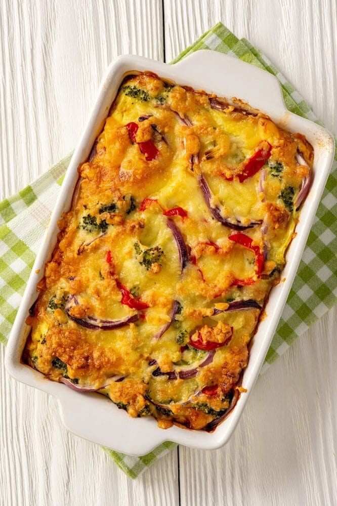 Вкусная овощная запеканка для быстрого ужина