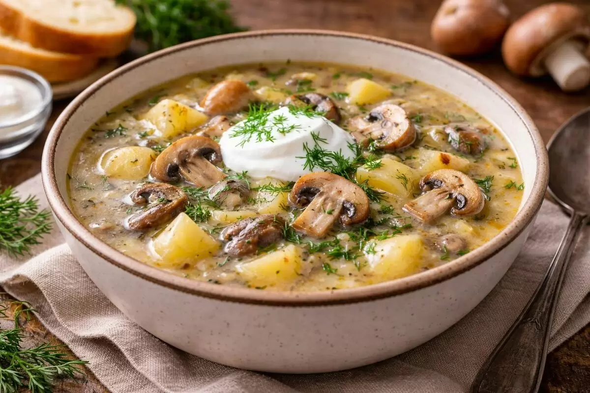 Как приготовить волшебный грибной суп, который согревает душу