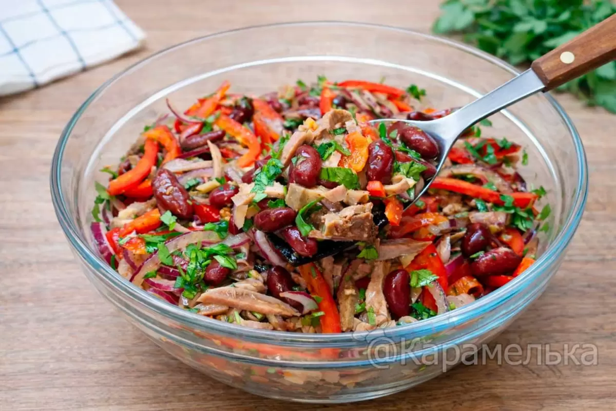 Сочный грузинский салат без майонеза: идеальная закуска для любого стола