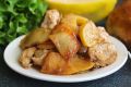 Тушеная куриная грудка с айвой на сковороде как простая находка для будней