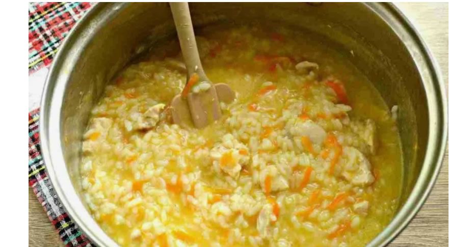 Рисовая каша на мясном бульоне: приготовление с оттенком аромата