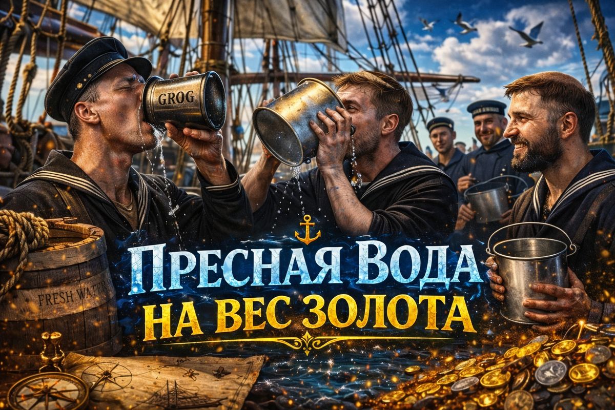 Когда море становится врагом: как моряки добывали пресную воду