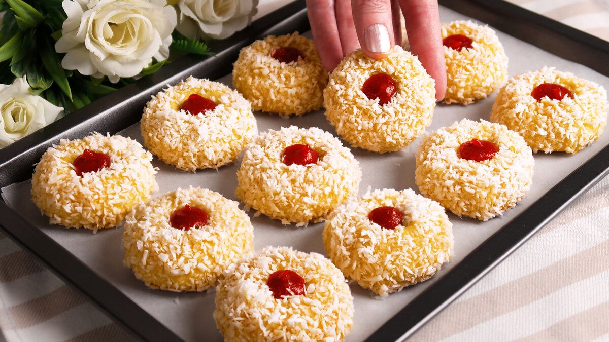 Нежное печенье с джемом: простота и вкус в каждой порции
